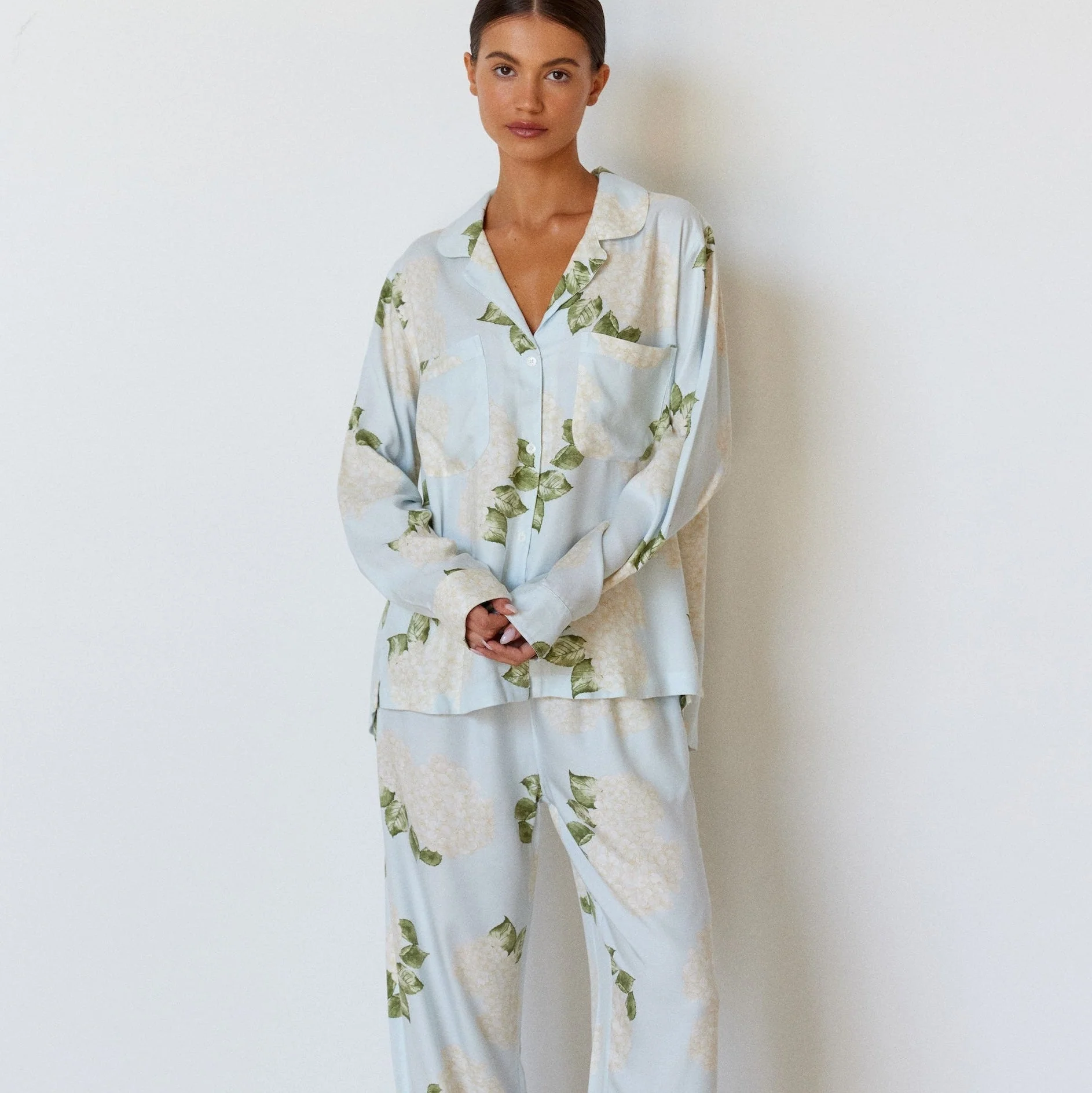 Abigail Sleep Set - Long - Heirloom Hydrangea - Image 8