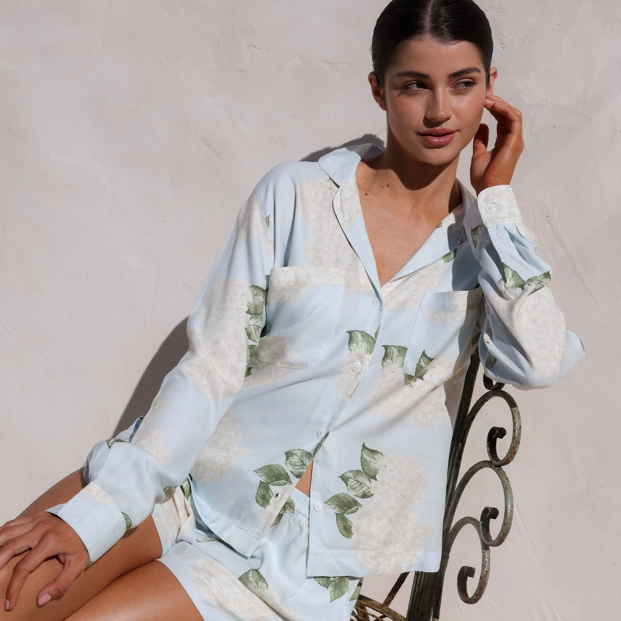 Abigail Sleep Set - Long Sleeve - Heirloom Hydrangea - Image 10