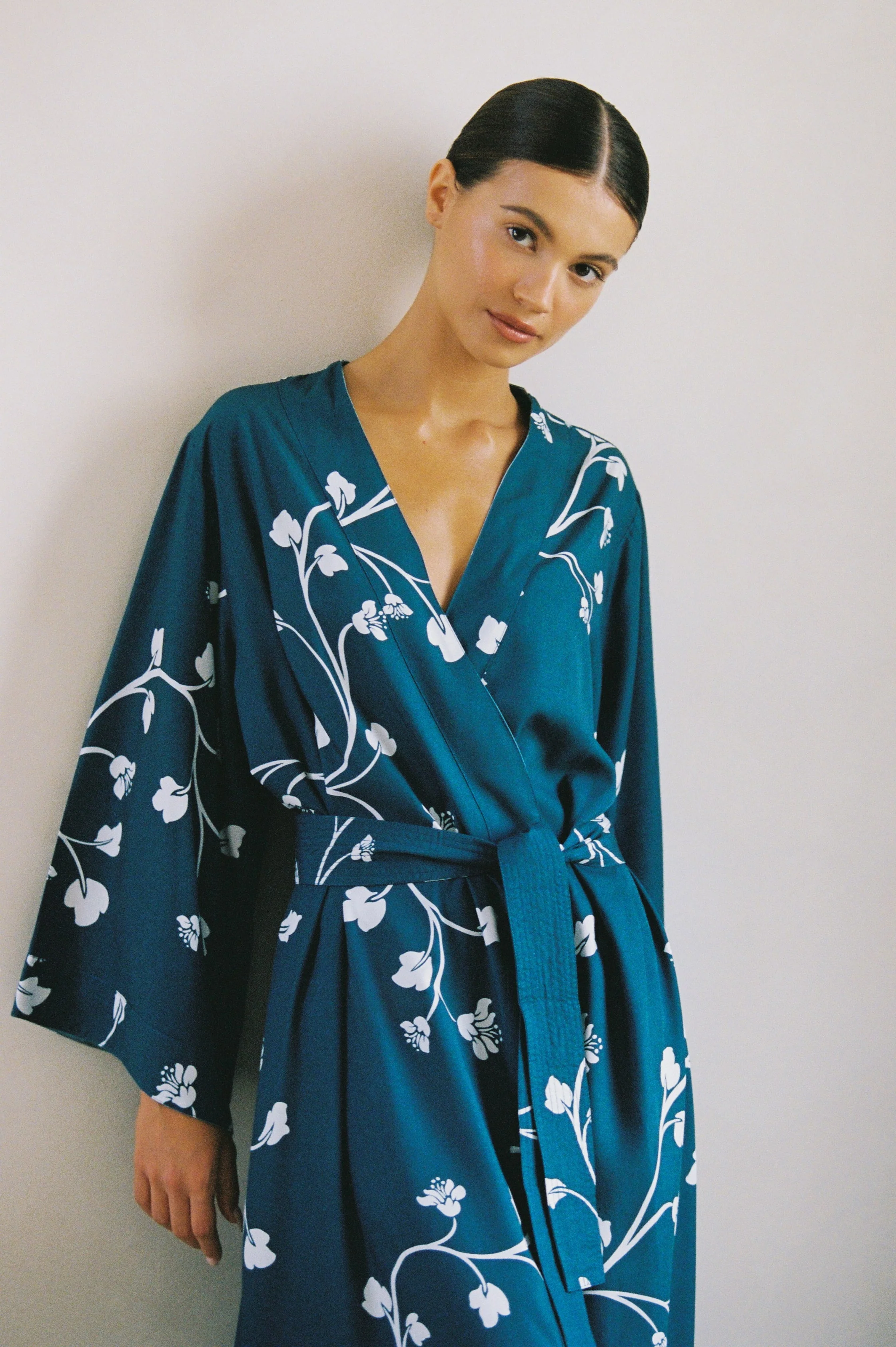 Alice Kimono Robe - Long - ECOVERO™ - Sweet Pea - Image 4