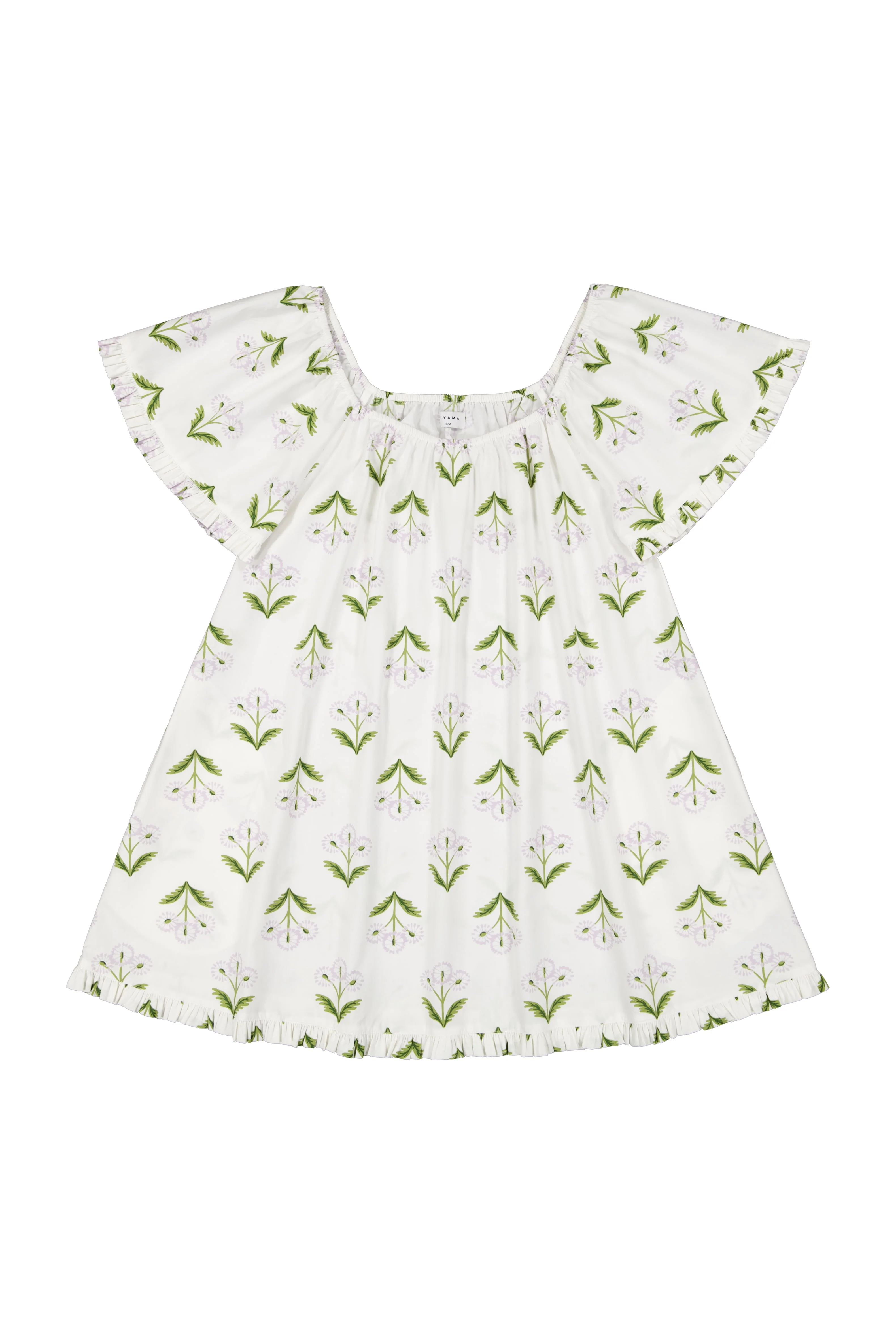 Betty Lounge Dress - Cotton Modal - Dandelion Lilac - Image 4