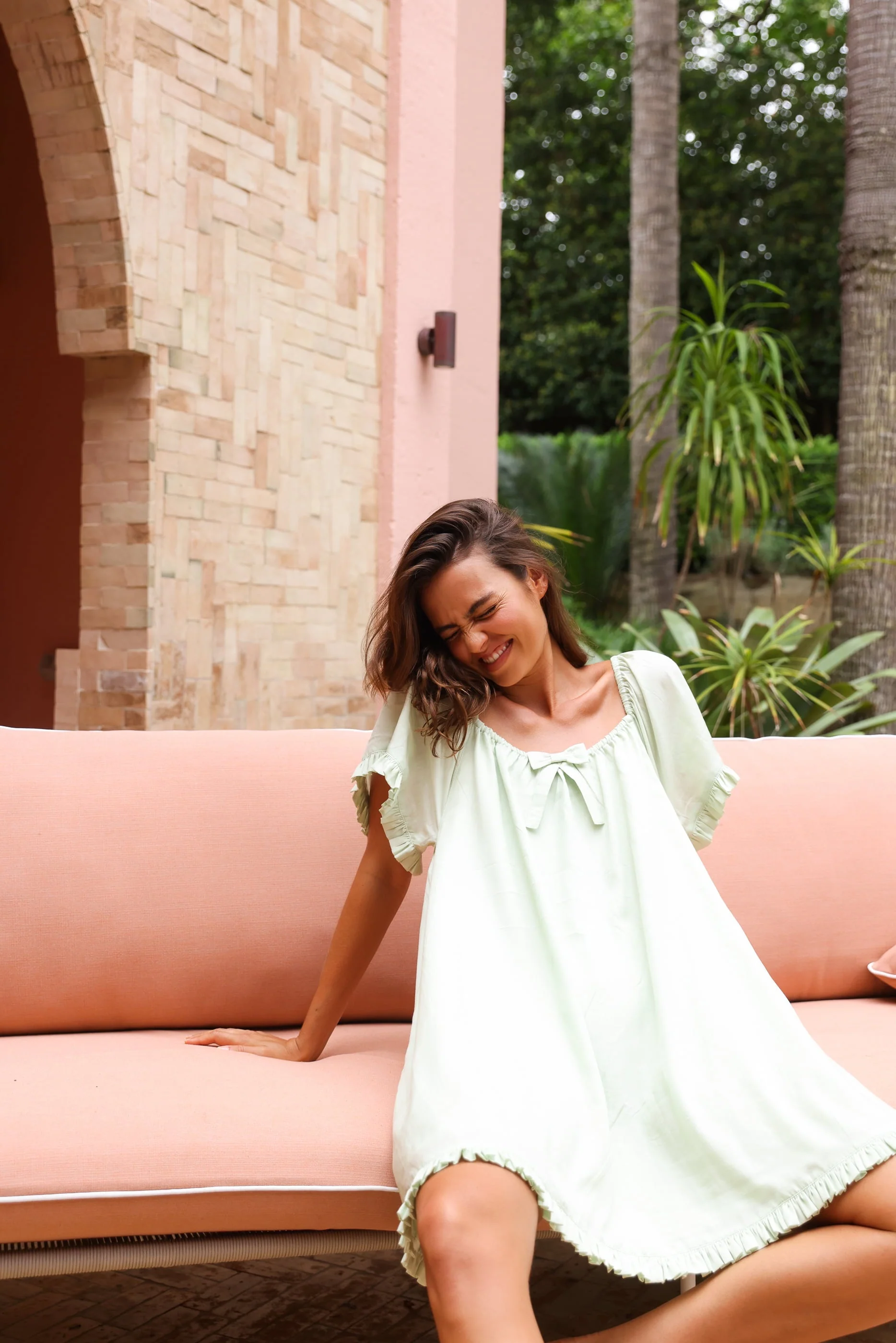Betty Nightie - 100% Lyocell - Mint - Image 10