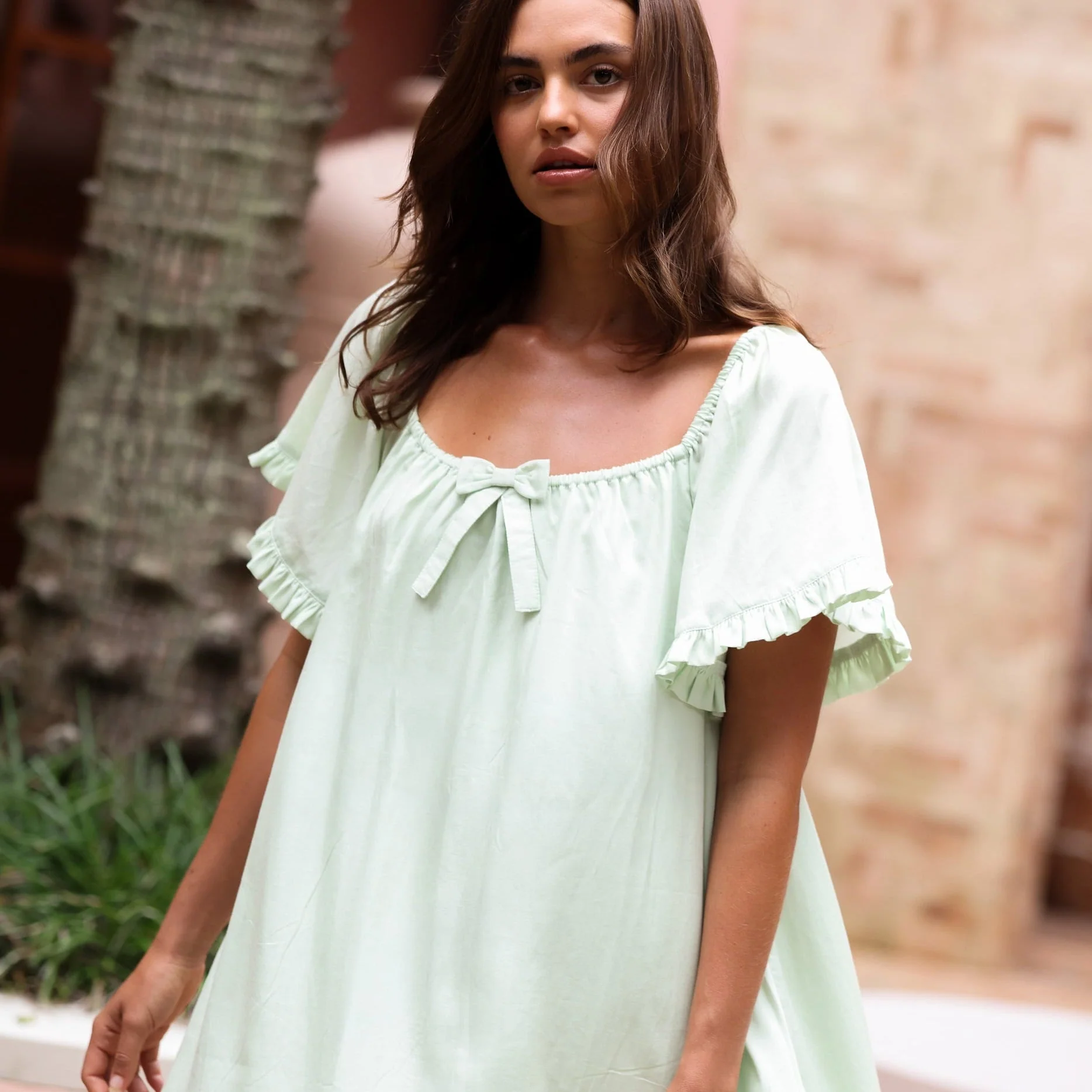 Betty Nightie - 100% Lyocell - Mint - Image 11
