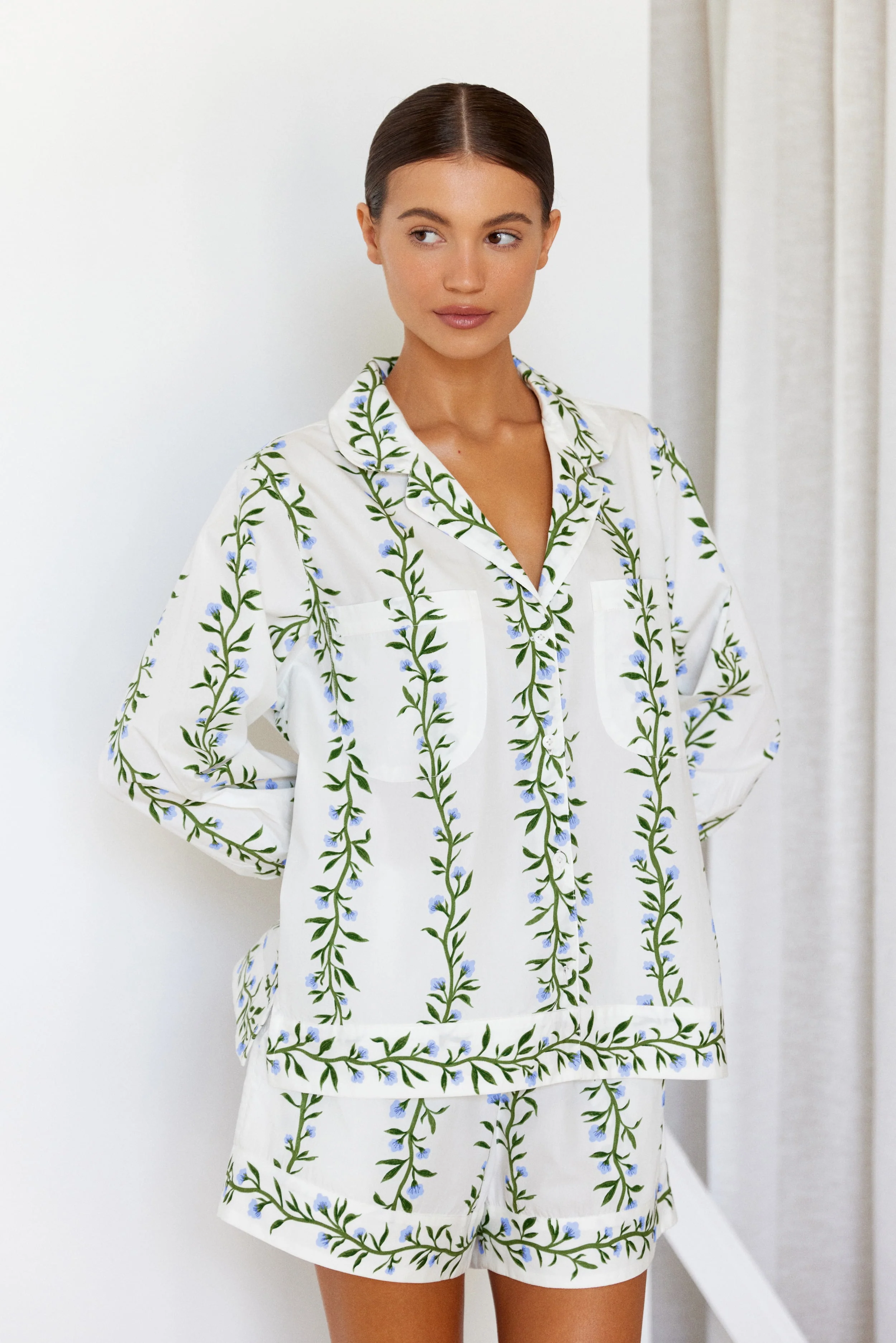Emily Sleep Set - Long Sleeve - Vine - Image 7