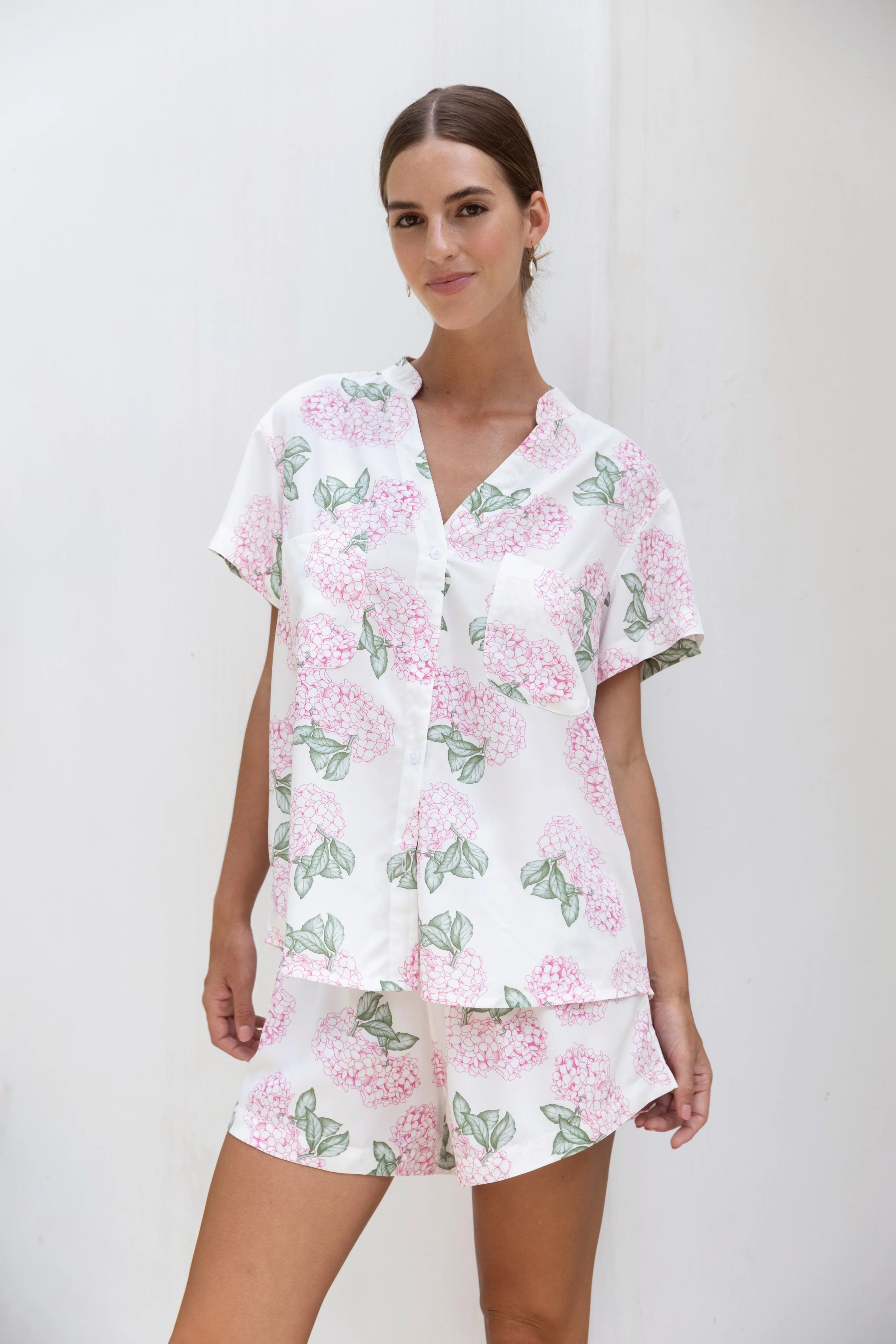 Maggie Pajama Set - Hydrangea Pink - Image 3