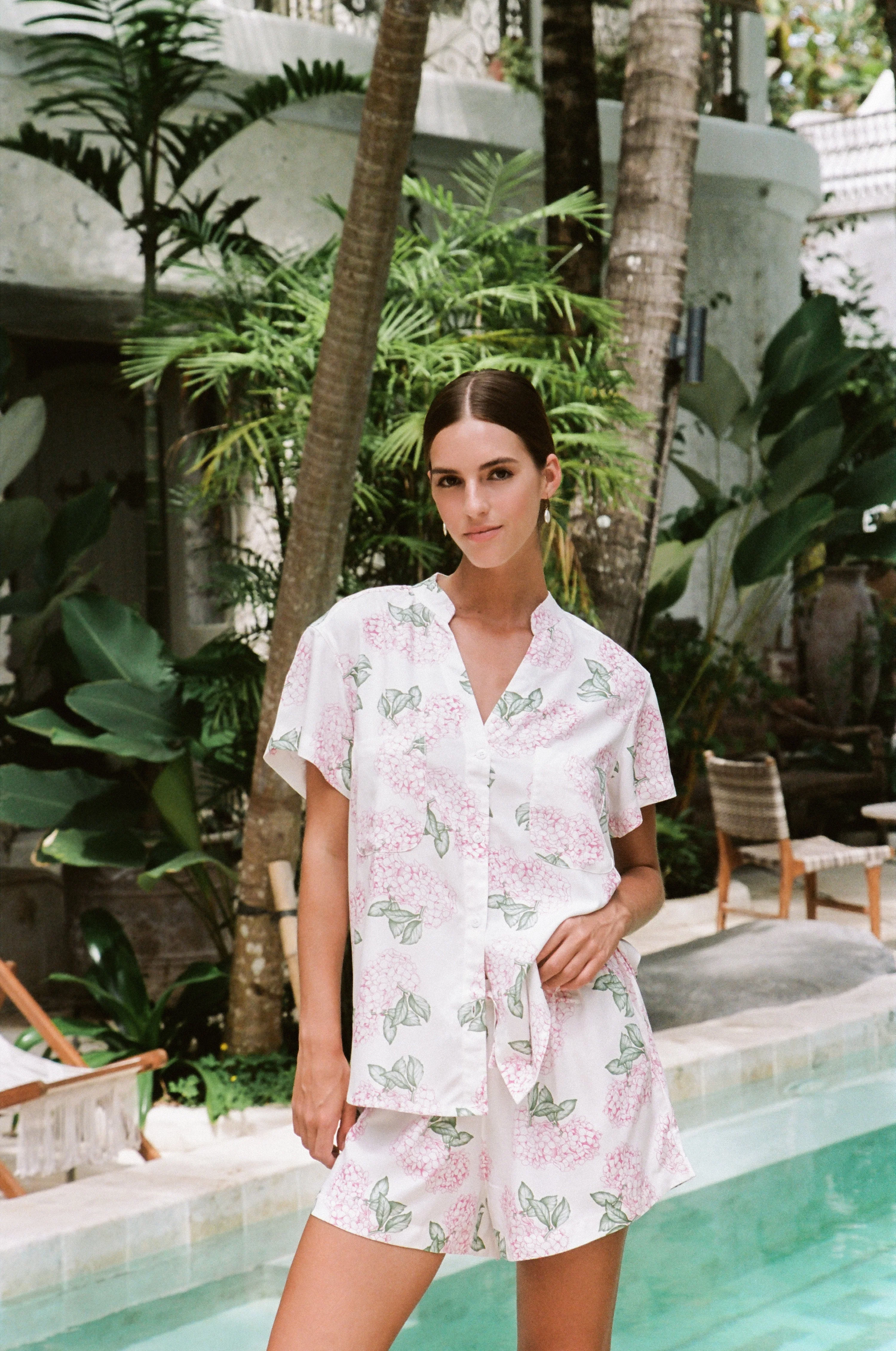 Maggie Pajama Set - Hydrangea Pink - Image 4