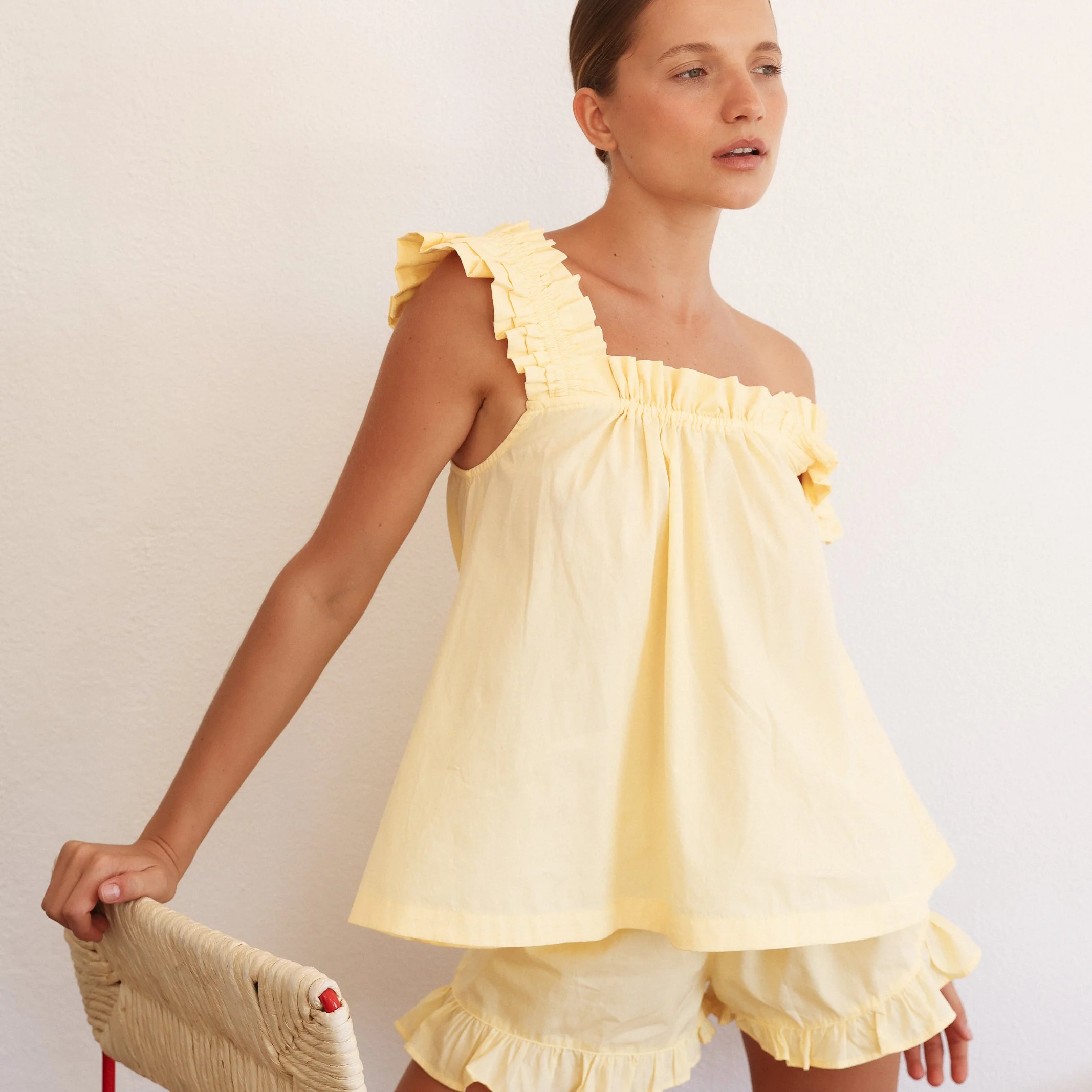 Nicolette Sleep Set - Cotton - Buttercup - Image 9