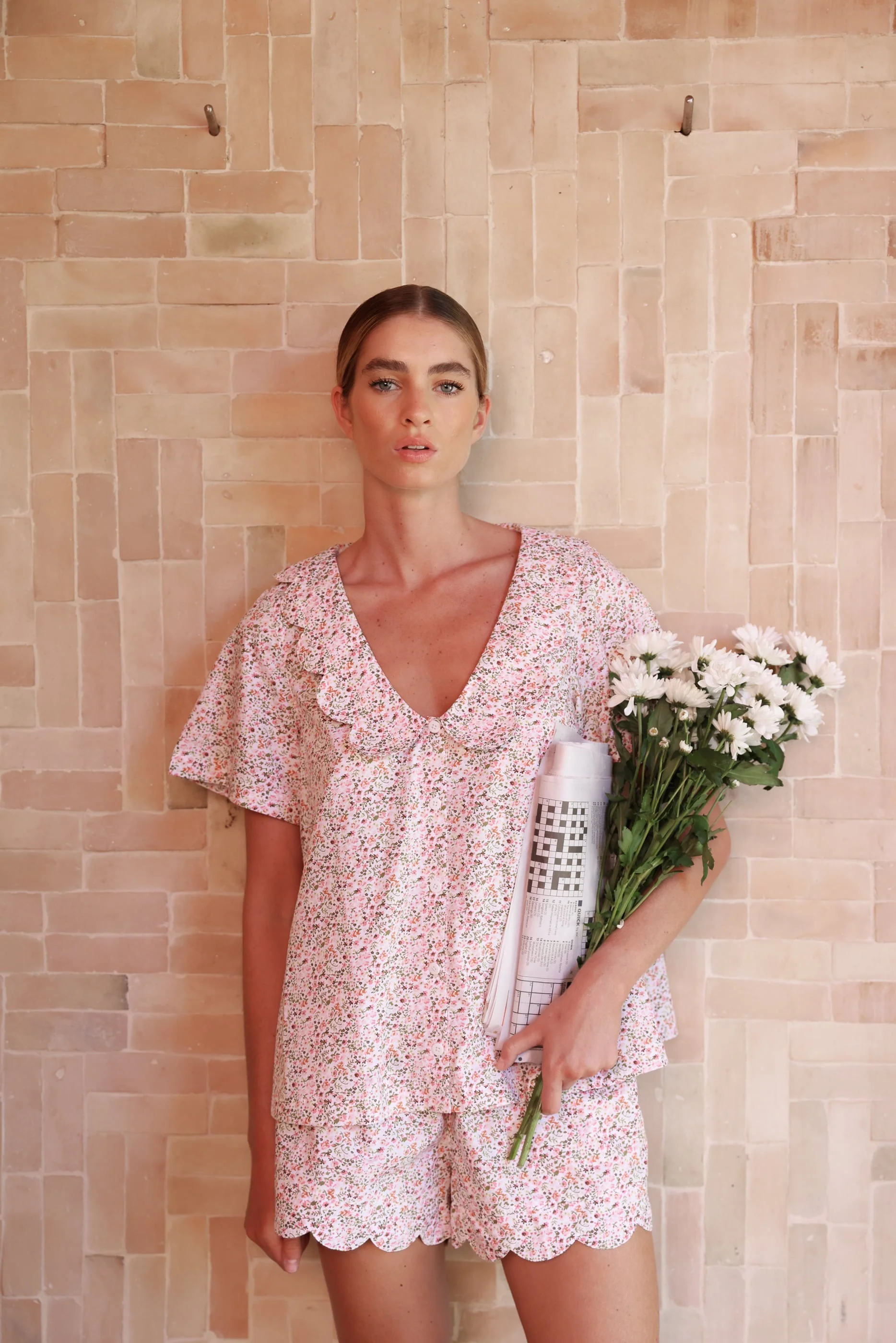 Penelope Sleep Set - Floret Pink - Image 4