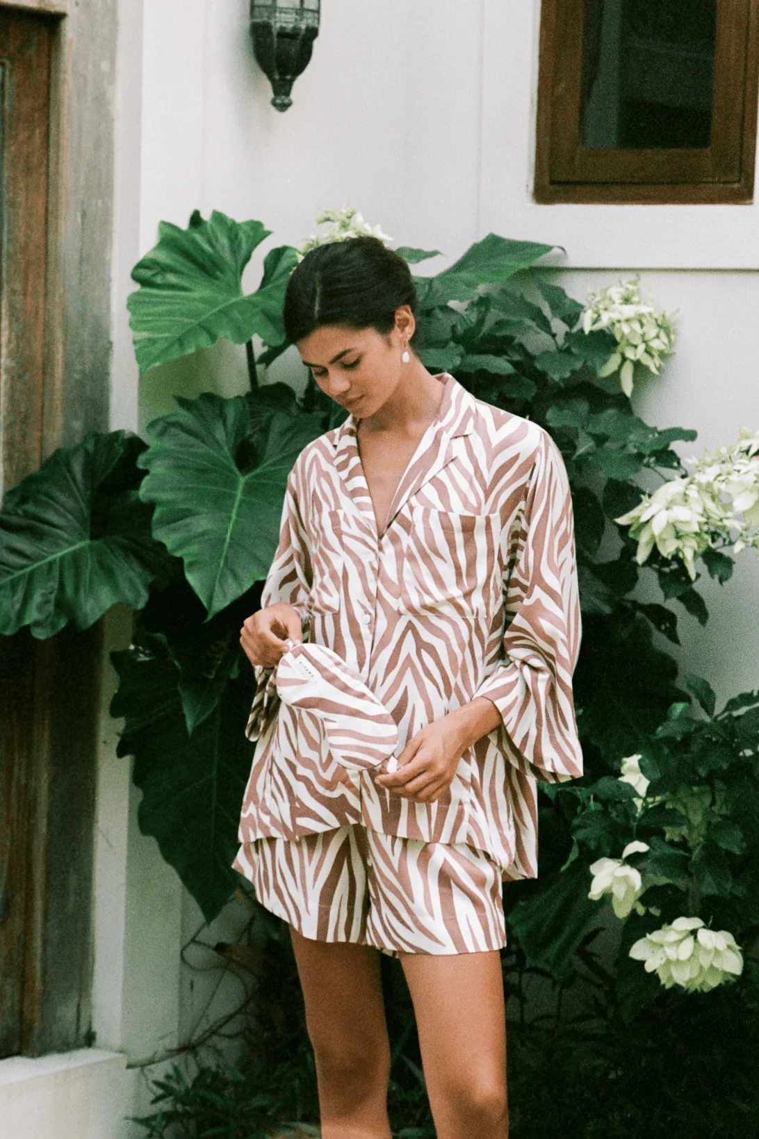 Peta Sleep Set - ECOVERO™ - Zebra - Image 3