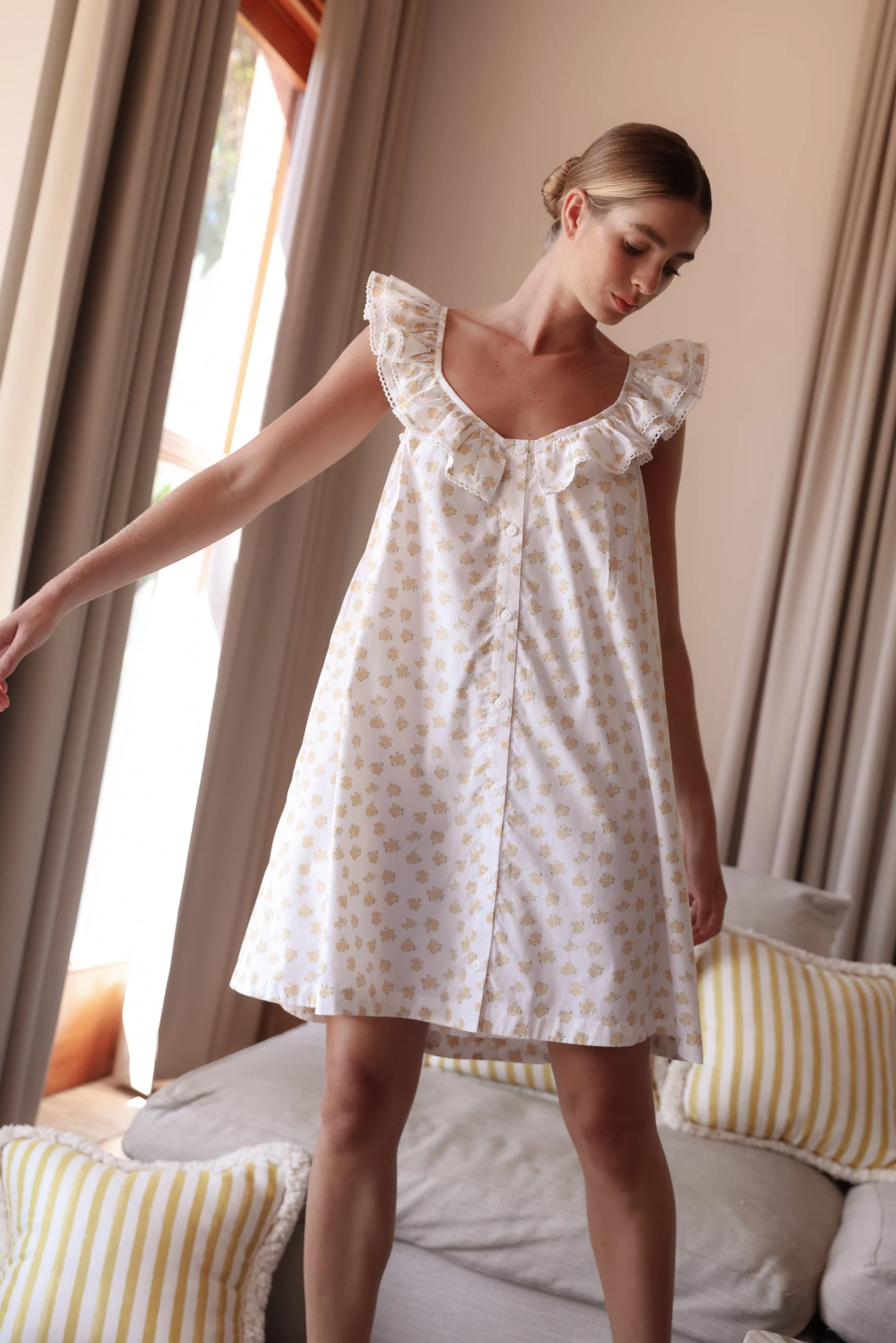 Romy Nightie - Cotton Modal - Meadow - Image 5