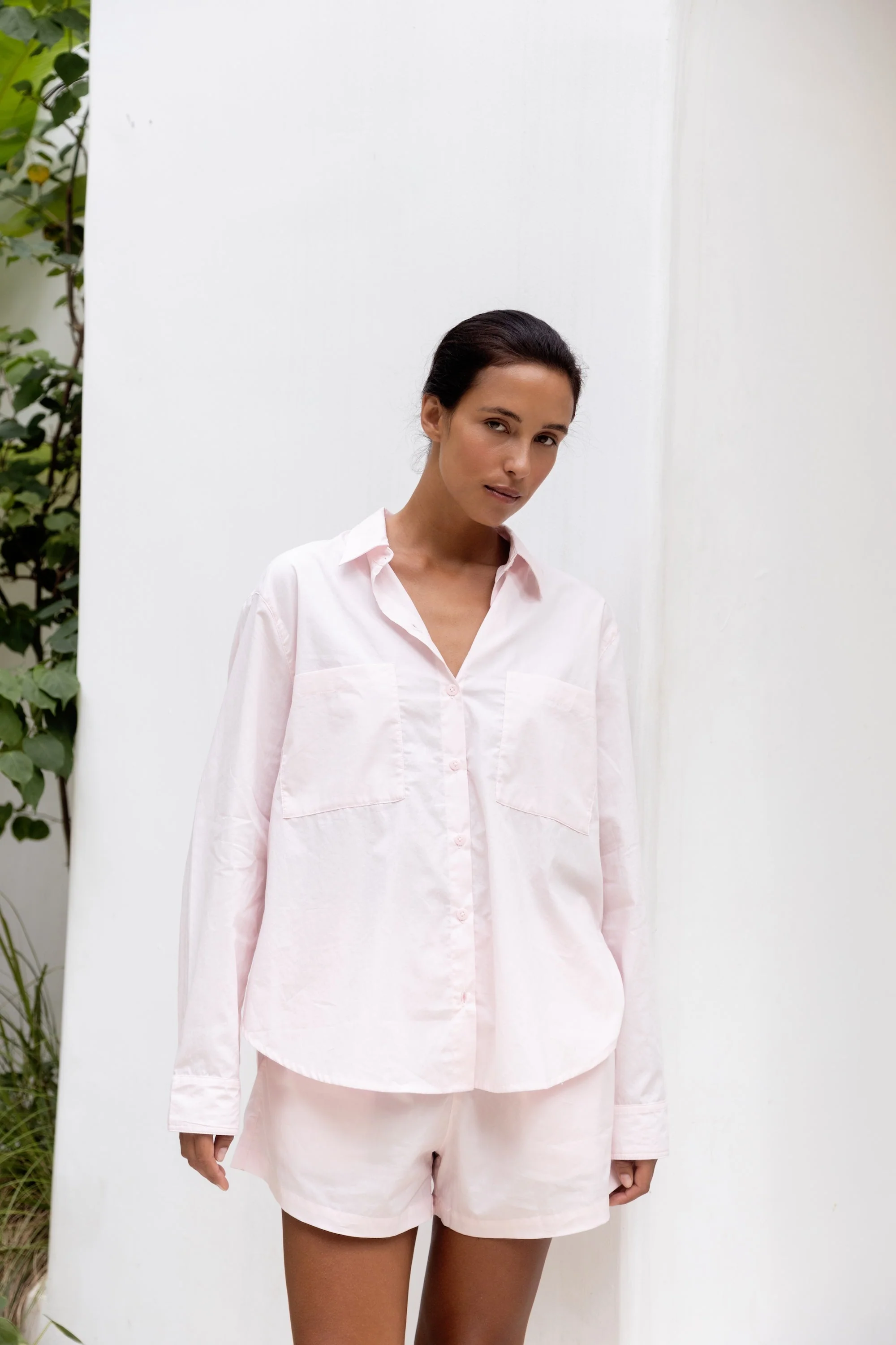 Stevie Lounge Set - Cotton - Ballet Pink - Image 7